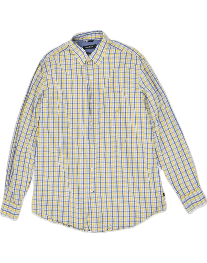 NAUTICA Mens Shirt Large Multicoloured Check Cotton | Vintage Nautica | Thrift | Second-Hand Nautica | Used Clothing | Messina Hembry 