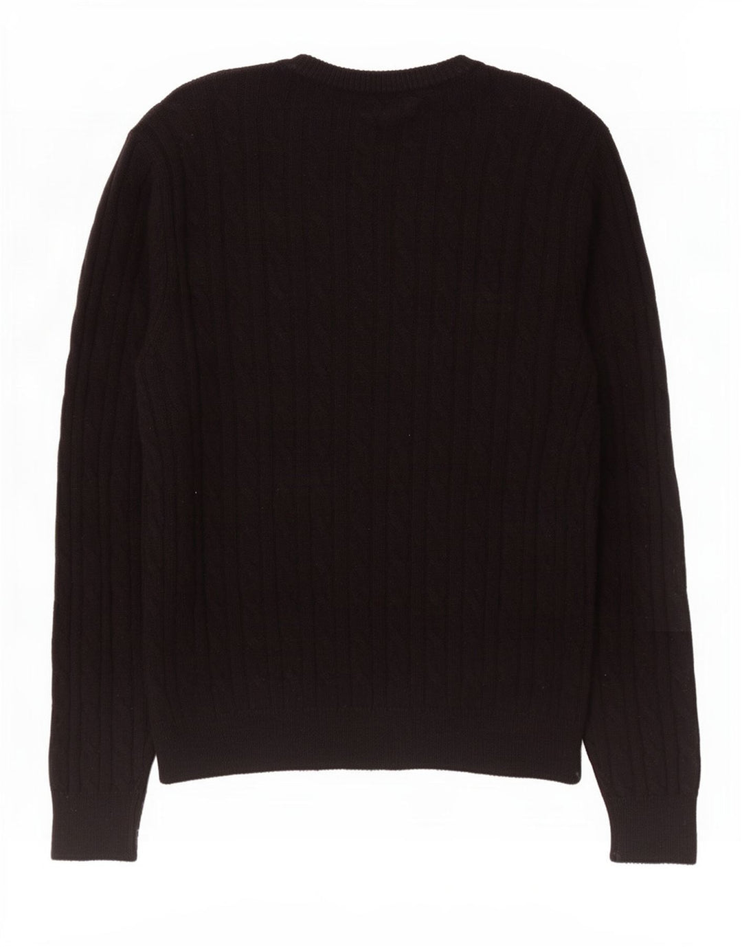 Jack Wills Mens Boat Neck Jumper Sweater Medium Black Nylon