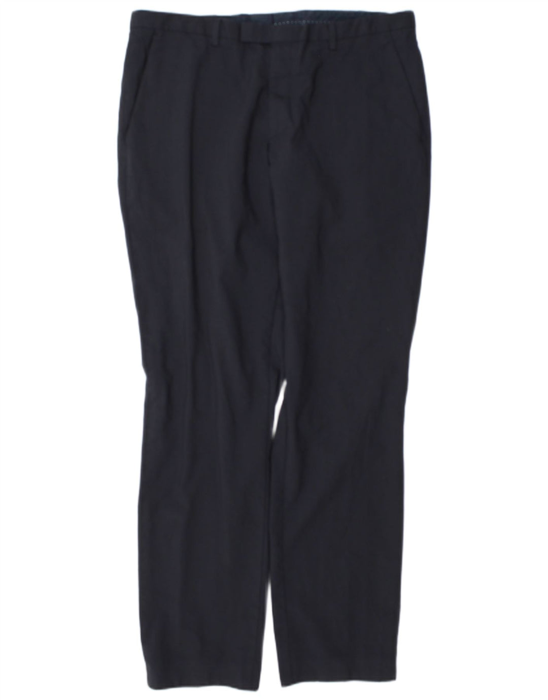 Hugo Boss Mens Slim Suit Trousers W34 L31 Navy Blue