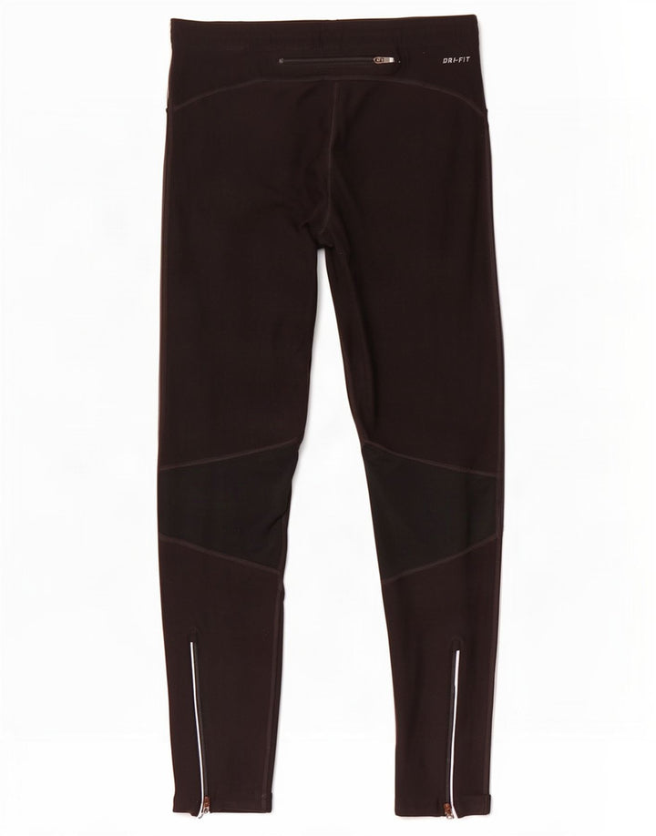 Nike Womens Dri Fit Leggings UK 12 Medium Black