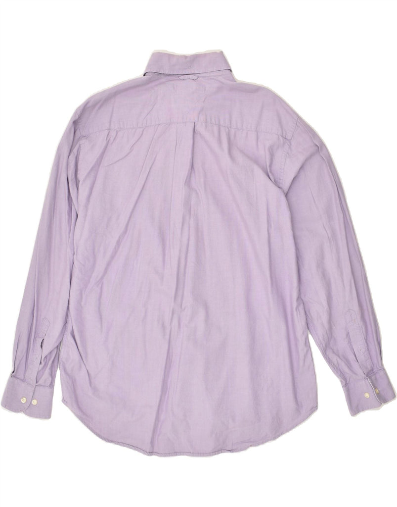 TOMMY HILFIGER Mens Shirt Medium Purple Cotton | Vintage Tommy Hilfiger | Thrift | Second-Hand Tommy Hilfiger | Used Clothing | Messina Hembry 