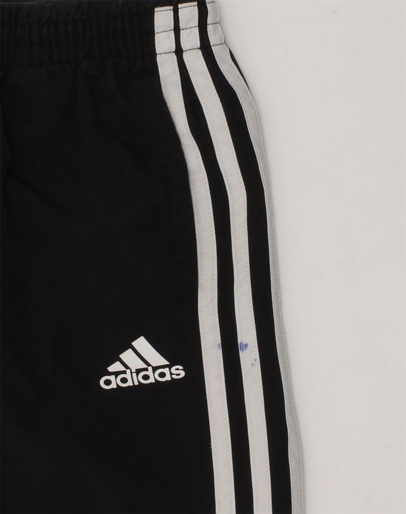 ADIDAS Boys Sport Shorts 6-7 Years Black Polyester | Vintage Adidas | Thrift | Second-Hand Adidas | Used Clothing | Messina Hembry 