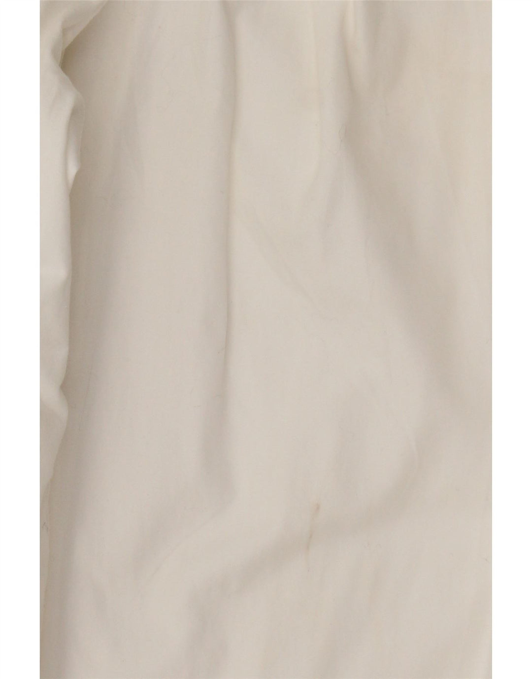 Benetton Womens Shirt Blouse IT 44 Medium Off White Cotton
