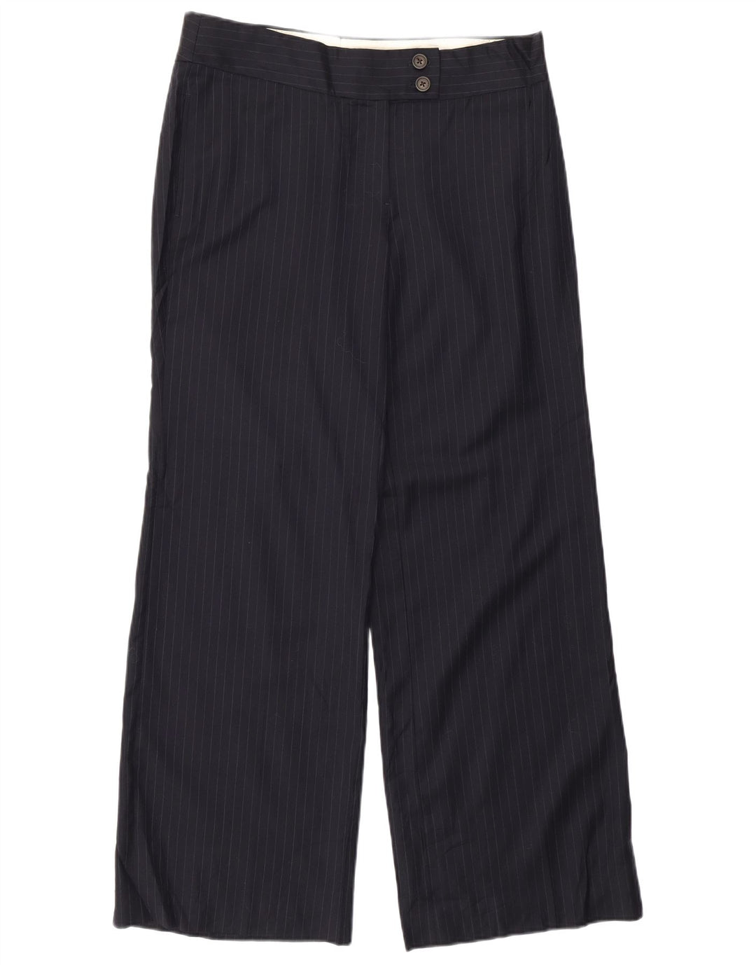 J. CREW Womens Favorite Fit Chino Trousers US 12 Large W32 L29 Navy Blue