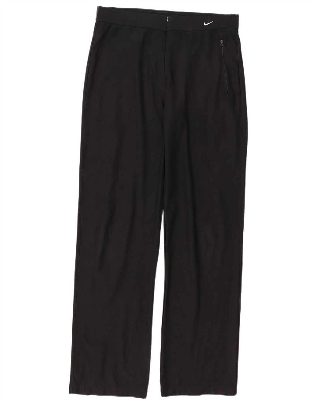 NIKE Womens Dri Fit Tracksuit Trousers US 8/10 Medium  Black Polyester