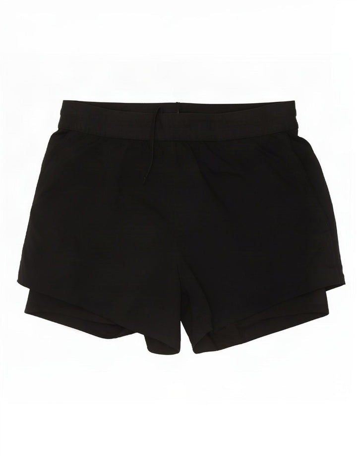 Nike Womens Dri Fit Sport Shorts UK 14 Medium Black Nylon