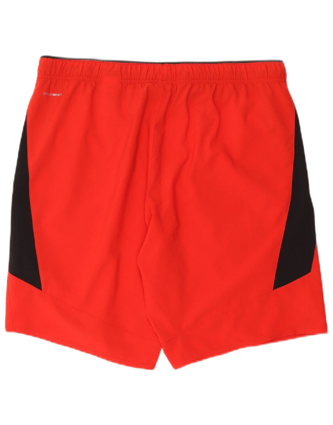 REEBOK Mens Sport Shorts Large  Red Colourblock Polyester