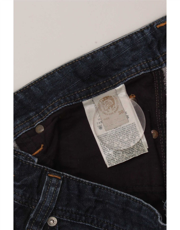 Diesel Mens Slim Jeans W30 L30 Navy Blue Cotton