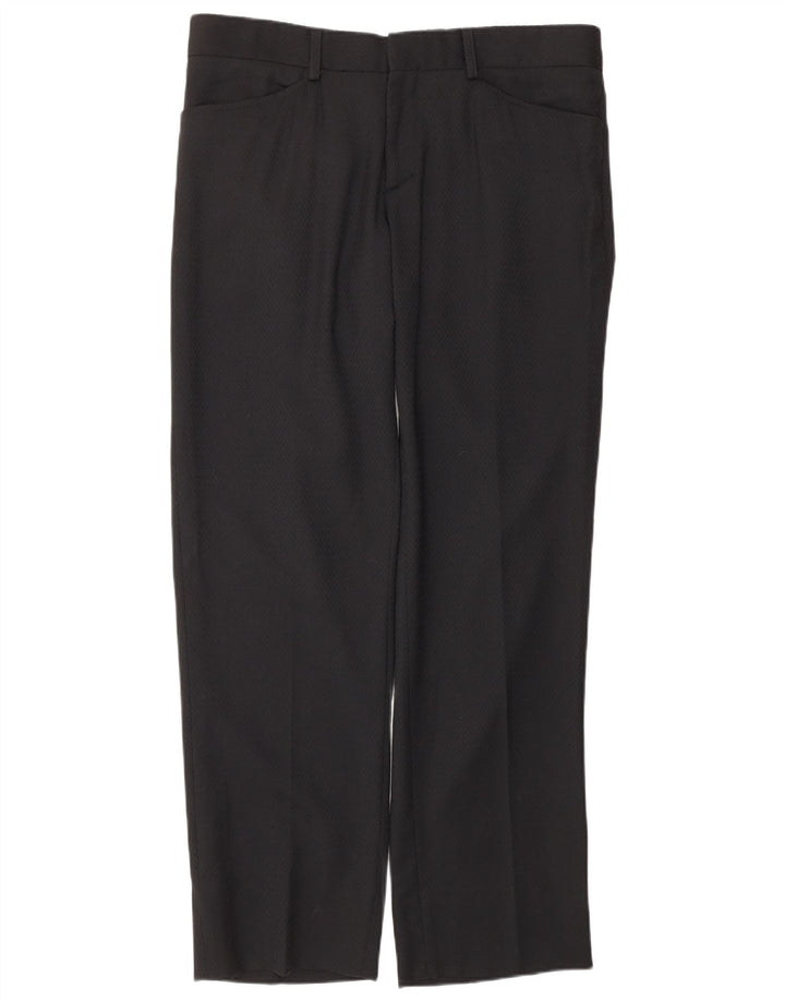 DOLCE & GABBANA Mens 2 Piece Suit IT 50 Large W36 L31 Black New Wool