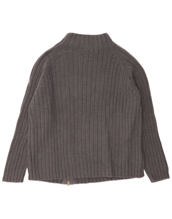 Scorpion Bay Womens Oversized Cardigan Sweater UK 14 Medium Grey Acrylic
