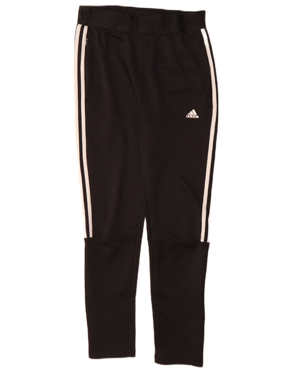 Adidas Girls Climalite Tracksuit Trousers 13-14 Years Black Polyester