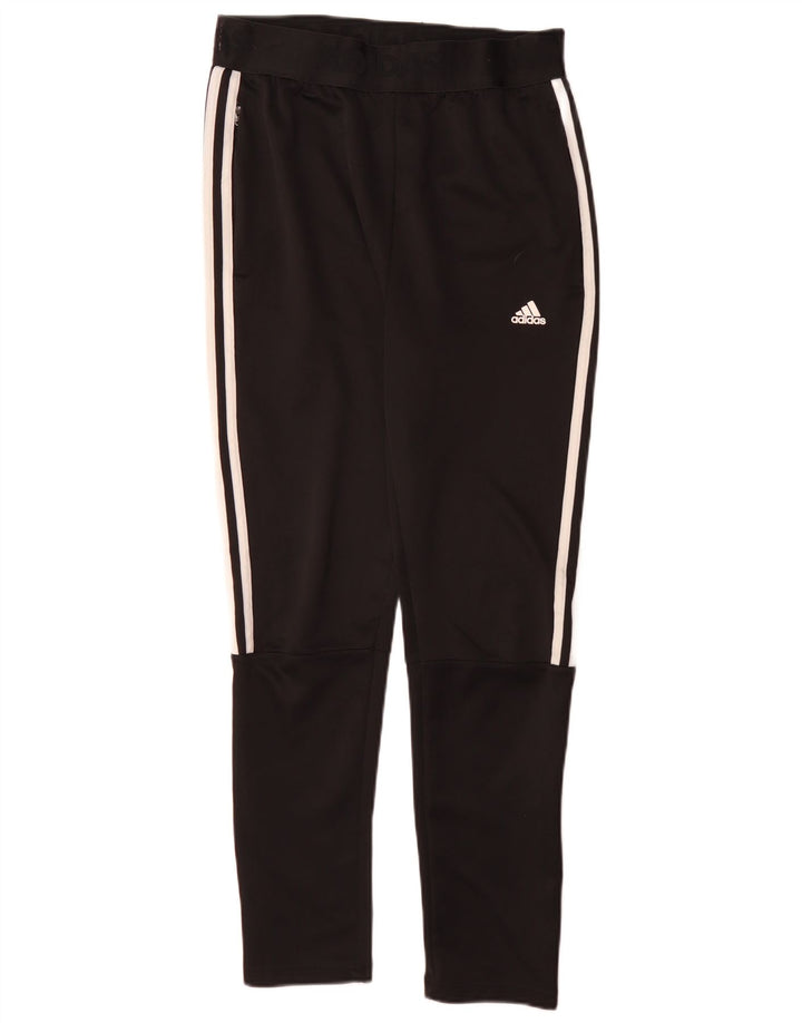 Adidas Girls Climalite Tracksuit Trousers 13-14 Years Black Polyester