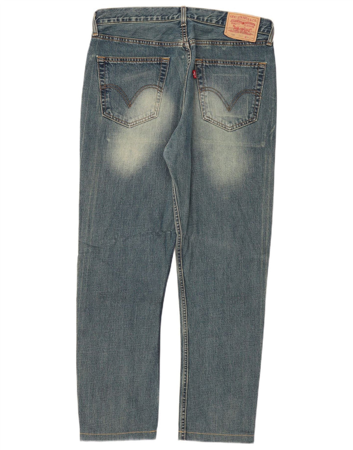 Levi's Womens 508 Tapered Jeans W34 L30 Blue Cotton