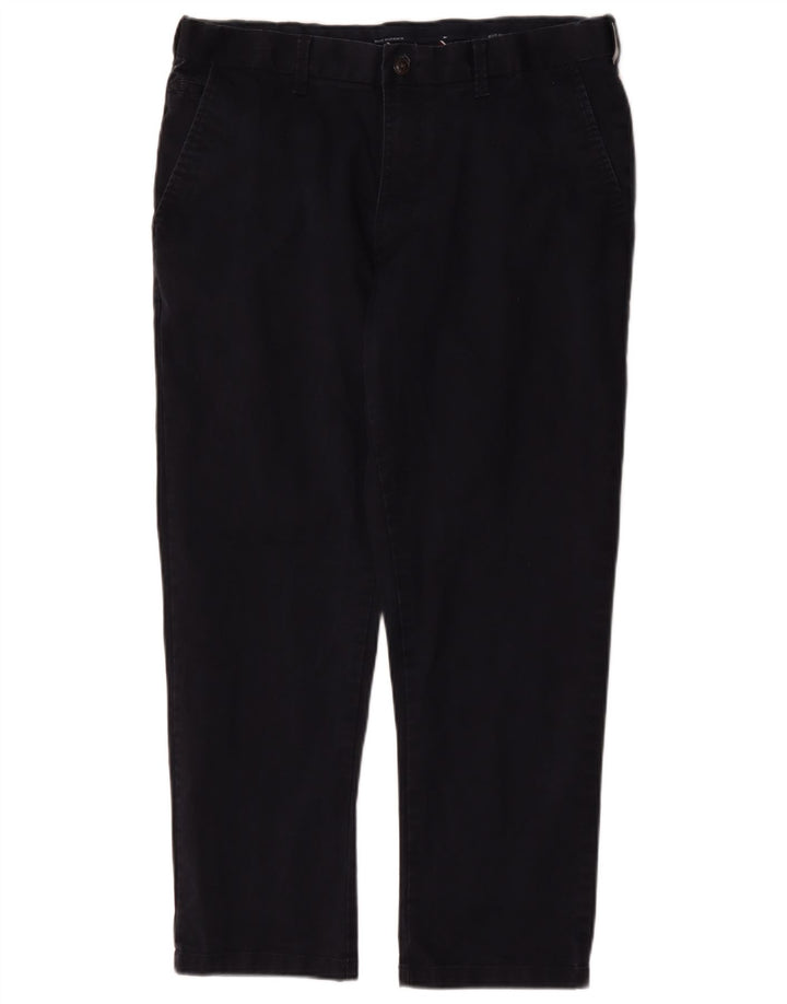 Marks & Spencer Mens Blue Harbour Chino Trousers W38 L29 Navy Blue
