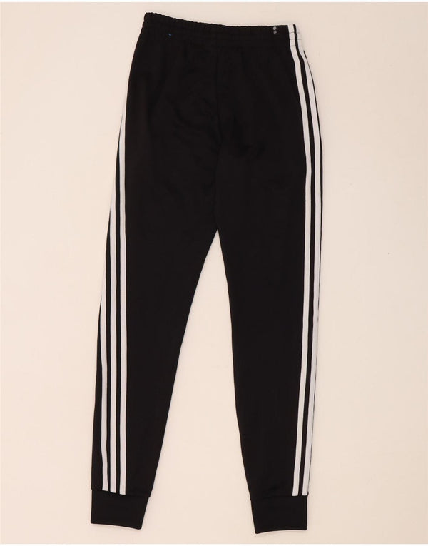 Adidas Mens Tracksuit Trousers Joggers XS Black Polyester