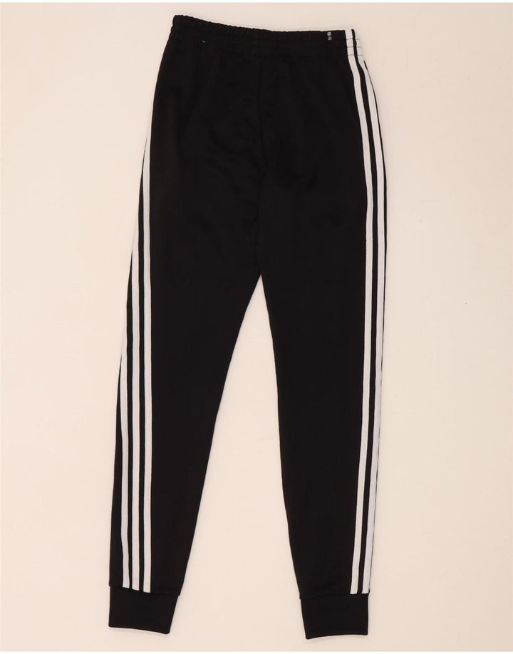 Adidas Mens Tracksuit Trousers Joggers XS Black Polyester