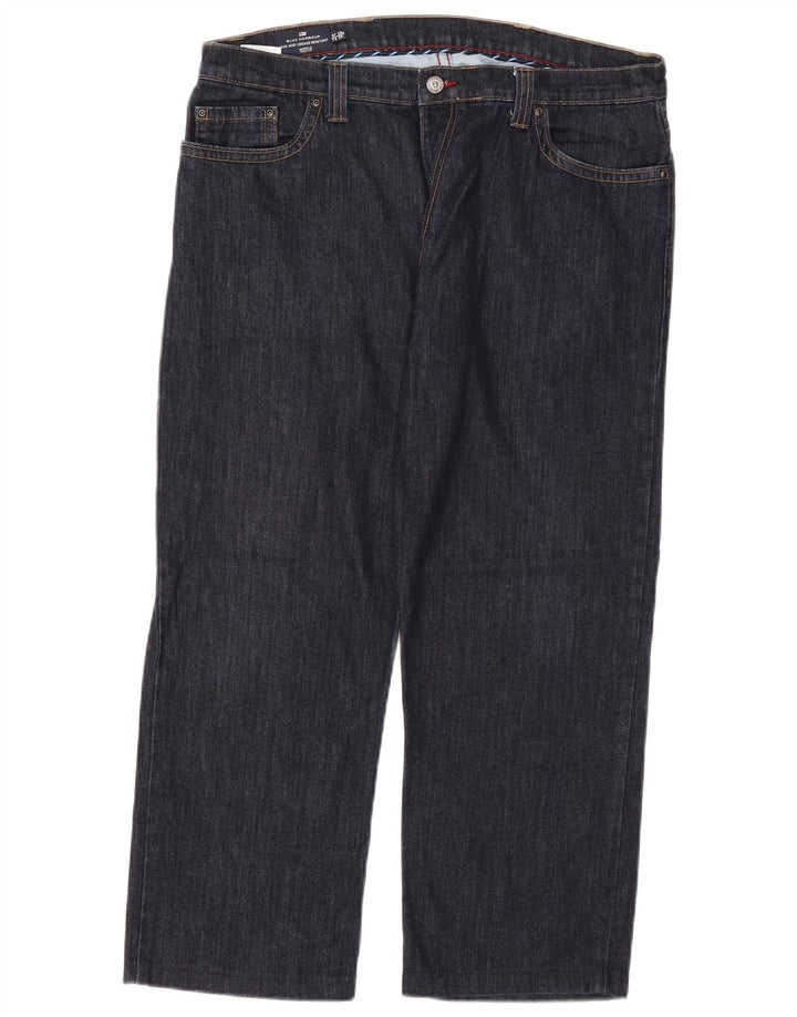 MARKS & SPENCER Mens Blue Harbour Straight Jeans W38 L25  Navy Blue Cotton