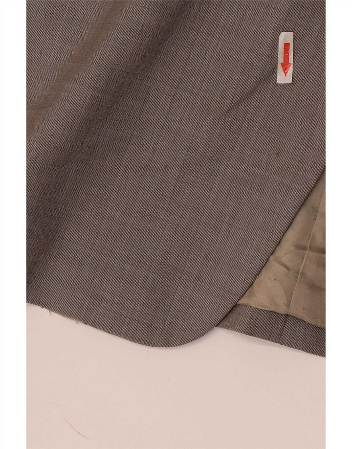 Marks & Spencer Mens 2 Button Blazer Jacket UK 48 2XL Grey Wool