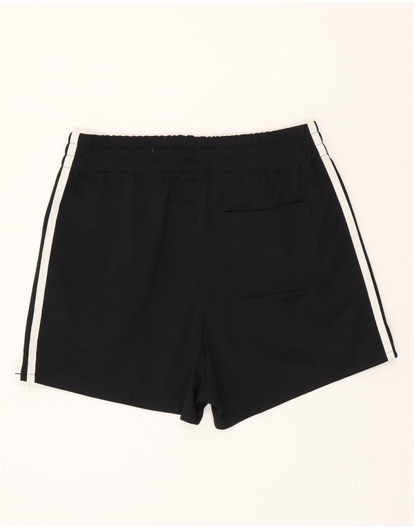 Adidas Womens Sport Shorts UK 8 Small Black Polyester