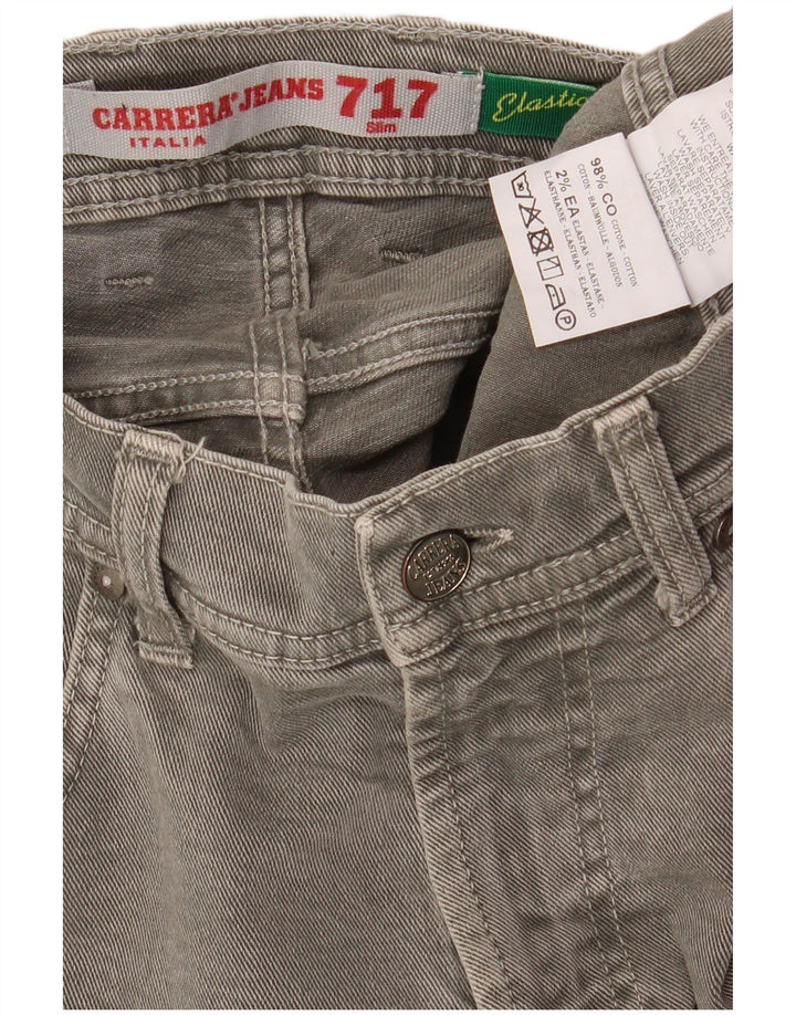 CARRERA Mens 717 Slim Jeans IT 48 Medium W33 L32 Grey Cotton