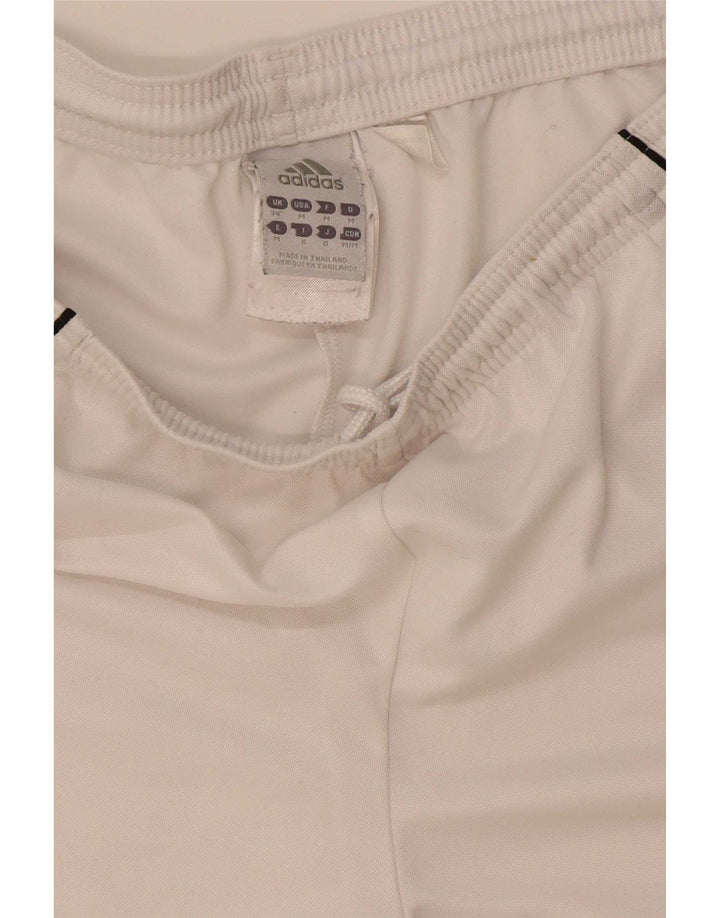 Adidas Mens Climalite Sport Shorts Large White Polyester