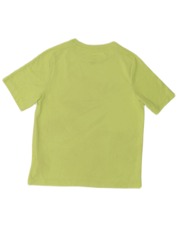 Nike Boys Dri Fit Graphic T-Shirt Top 12-13 Years Large Green Polyester