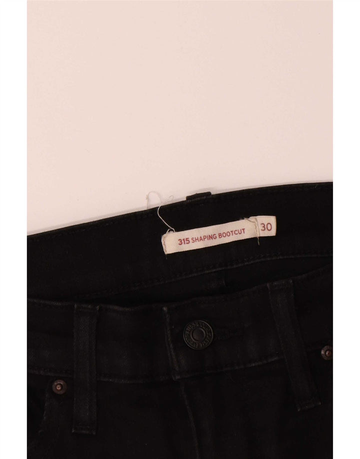 Levi's Womens 315 Shaping Bootcut Jeans W30 L30 Black