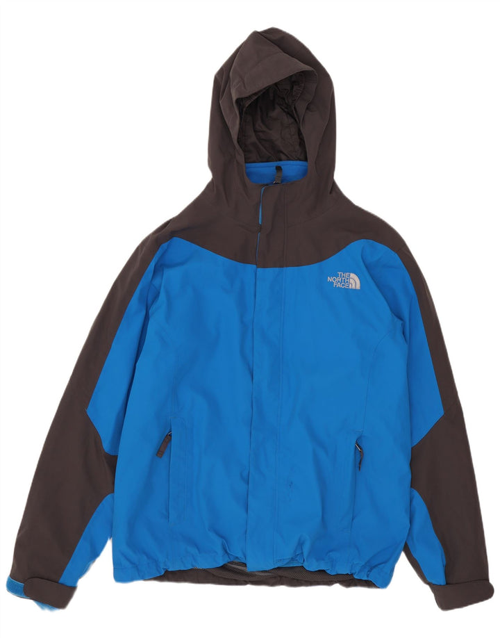 The North Face Boys Windbreaker Jacket 15-16 Years XL Blue Colourblock