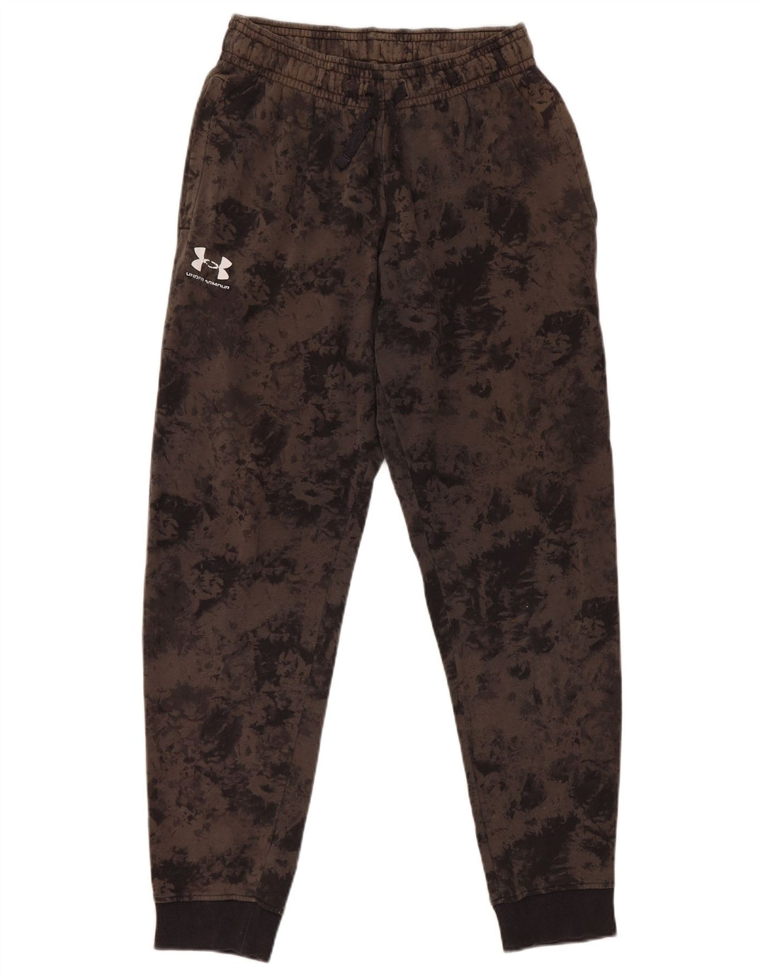 Under Armour Mens Tracksuit Trousers Joggers Medium Brown Tie Dye