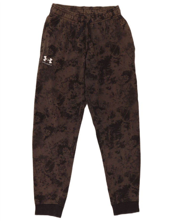 Under Armour Mens Tracksuit Trousers Joggers Medium Brown Tie Dye