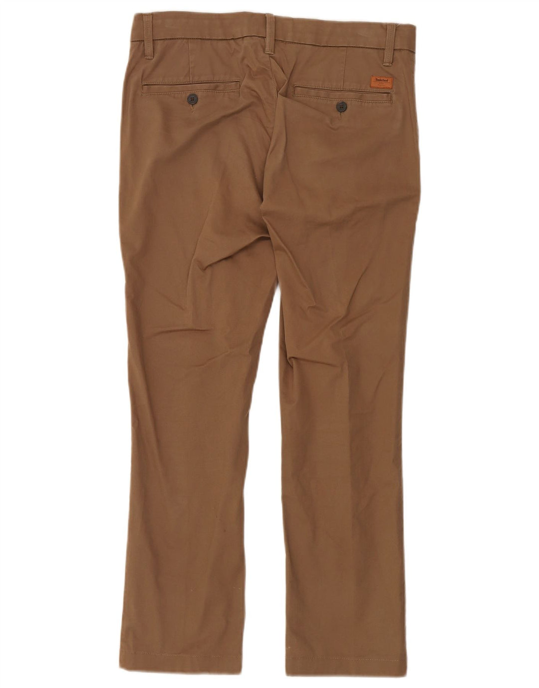 TIMBERLAND Mens Straight Chino Trousers W31 L32  Brown