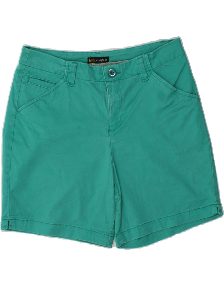LEE Womens Casual Shorts US 8 Medium W30 Green Cotton Vintage Lee and Second-Hand Lee from Messina Hembry 