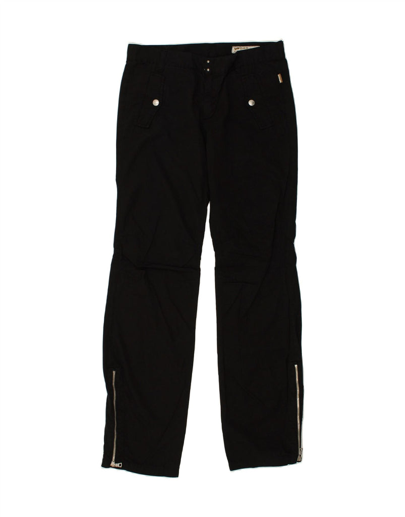 GAS Womens Straight Casual Trousers W30 L35 Black | Vintage Gas | Thrift | Second-Hand Gas | Used Clothing | Messina Hembry 