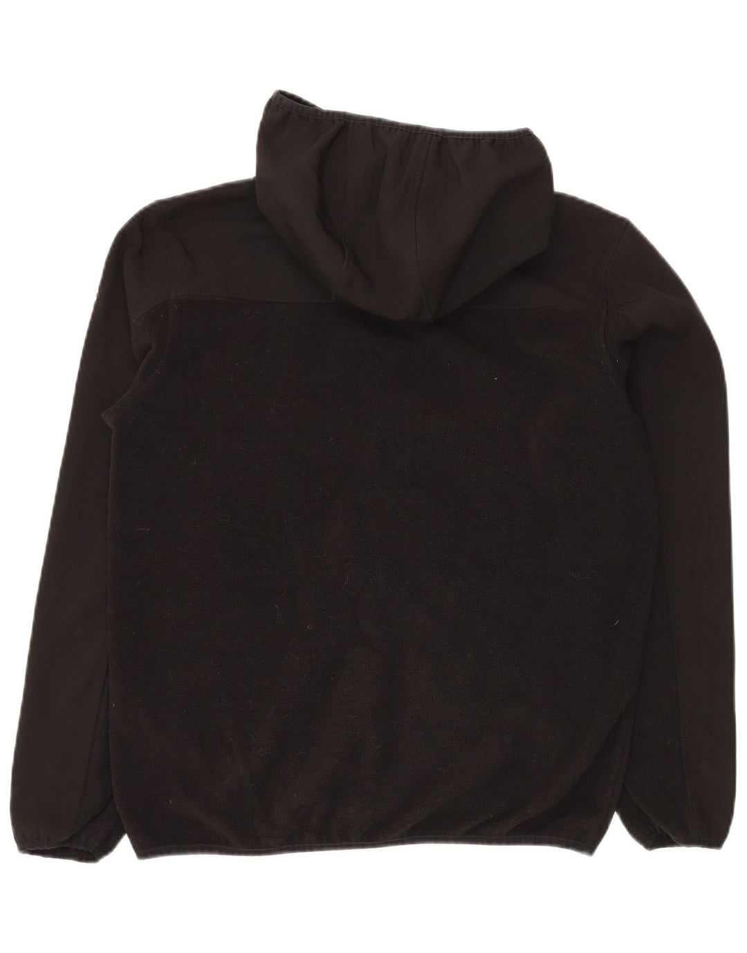 Reebok Mens Hooded Fleece Jacket UK 38 Medium Black Polyester