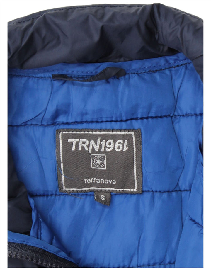 TERRANOVA Womens Padded Jacket UK 10 Small Navy Blue Polyamide