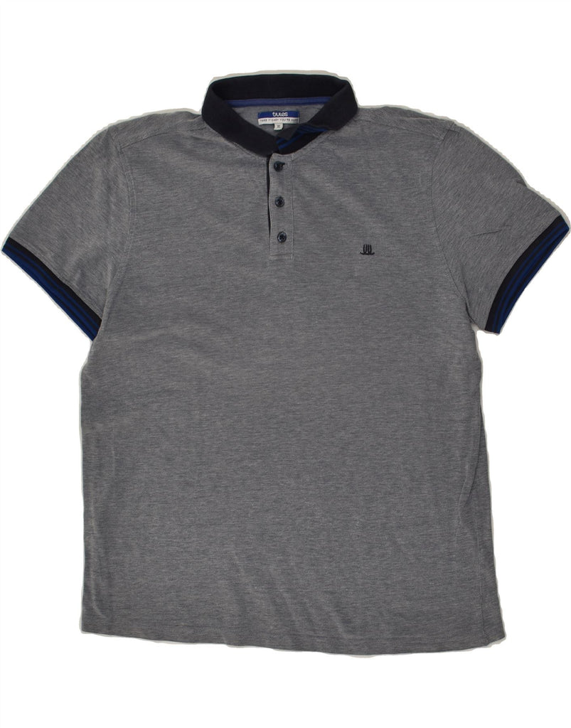 JULES Mens Polo Shirt XL Grey | Vintage Jules | Thrift | Second-Hand Jules | Used Clothing | Messina Hembry 