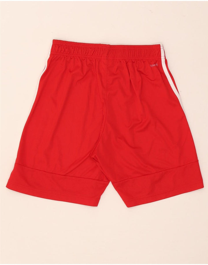 Adidas Mens Climalite Sport Shorts Medium  Red Polyester