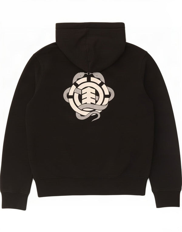 Element Mens Hoodie Jumper Large Black Polyester