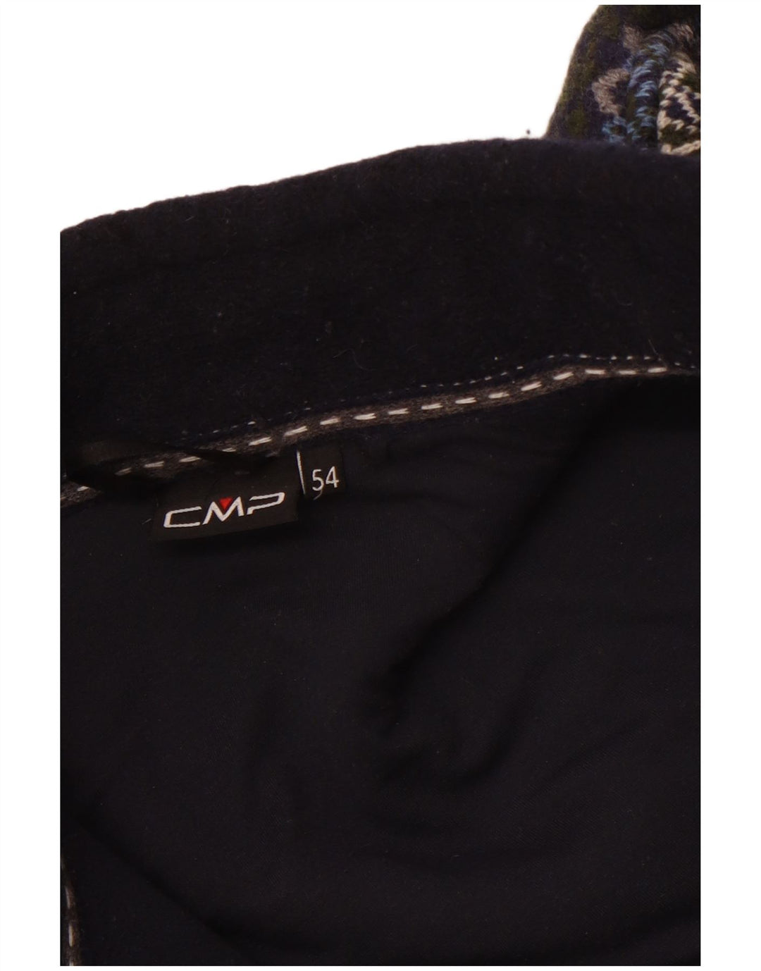 CMP Mens Fleece Jacket EU 54 2XL Blue Colourblock Polyester