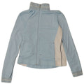 Champion Womens Tracksuit Top Jacket UK 14 Large Blue Colourblock Polyester