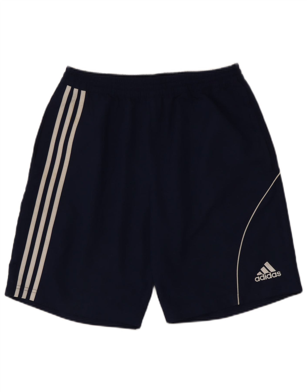 Adidas Mens Sport Shorts Medium  Navy Blue Polyester