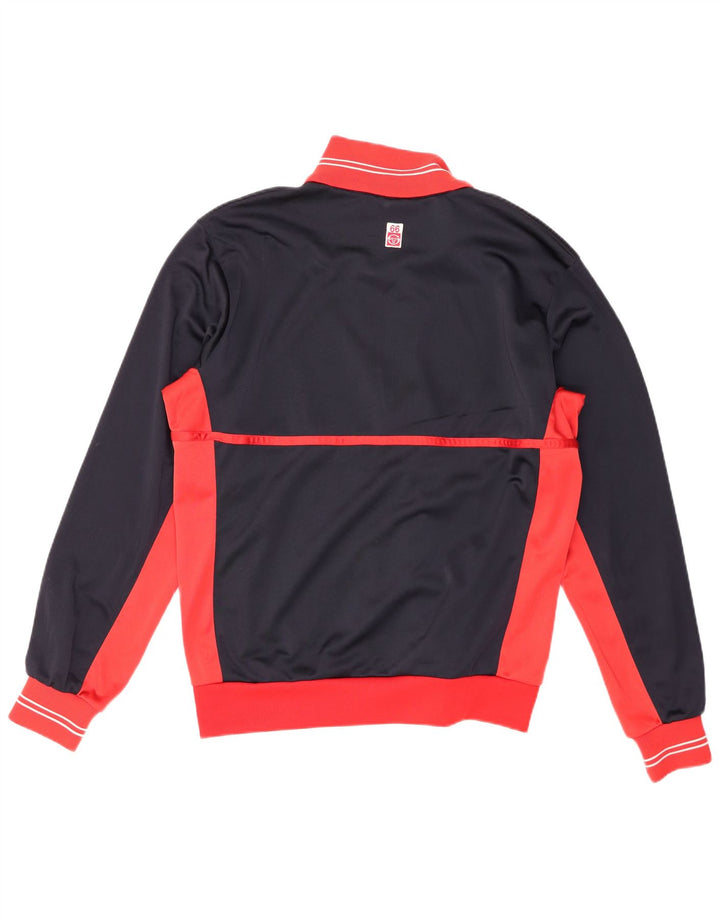 Sergio Tacchini Mens Tracksuit Top Jacket 2XL Navy Blue Colourblock