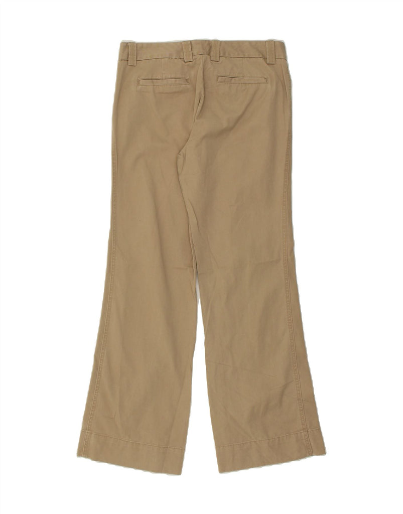 J. CREW Womens Wide Leg Chino Trousers US 8 Medium W30 L31 Beige Cotton | Vintage J. Crew | Thrift | Second-Hand J. Crew | Used Clothing | Messina Hembry 