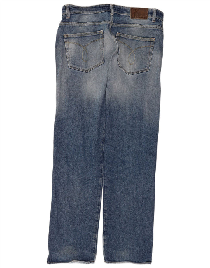 Calvin Klein Mens Straight Jeans W34 L31 Blue