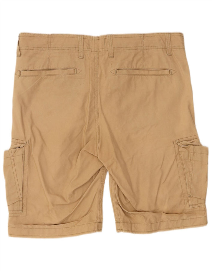 JACK & JONES Mens Cargo Shorts Medium W32 Beige Cotton