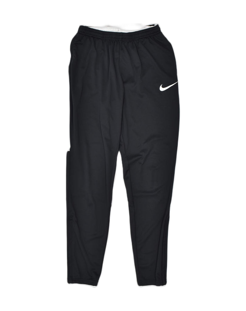 NIKE Womens Tracksuit Trousers Small Black Polyester | Vintage Nike | Thrift | Second-Hand Nike | Used Clothing | Messina Hembry 
