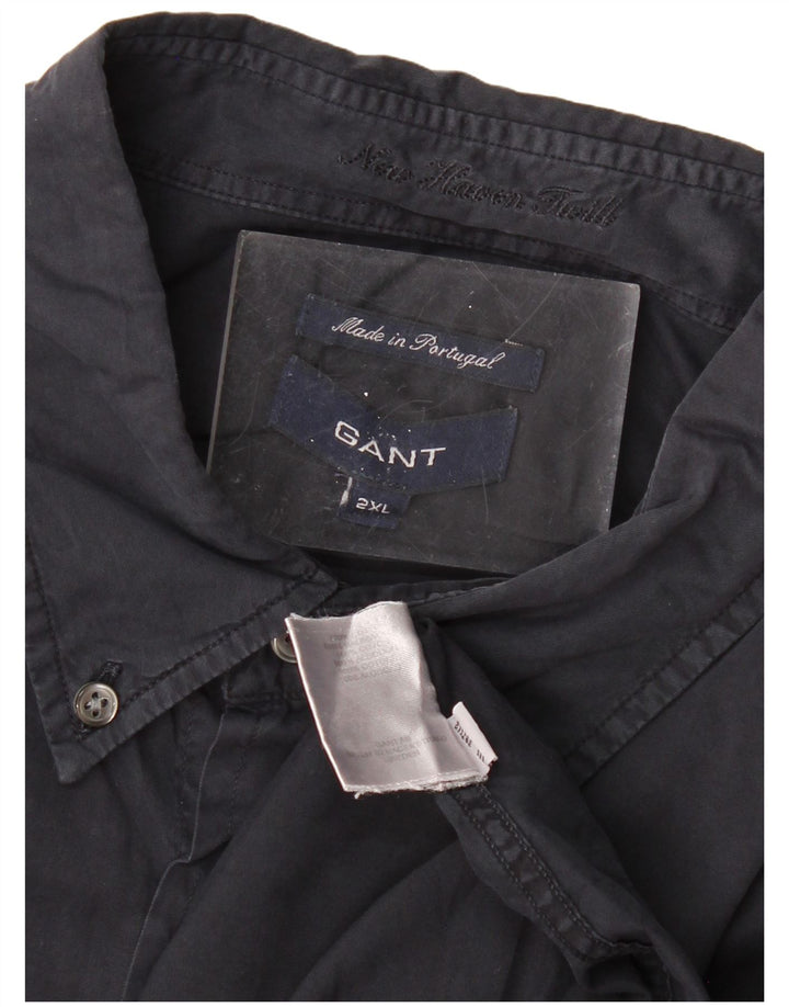 GANT Mens Shirt 2XL Black