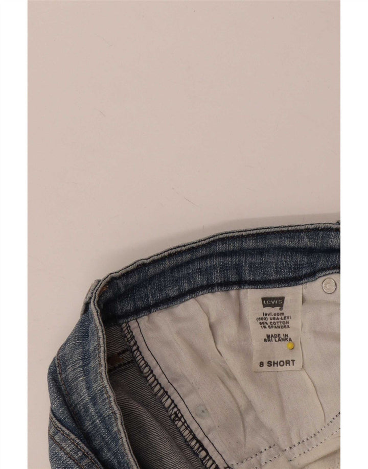 Levi's Womens Slim Jeans US 8 Medium W30 L27 Blue Cotton