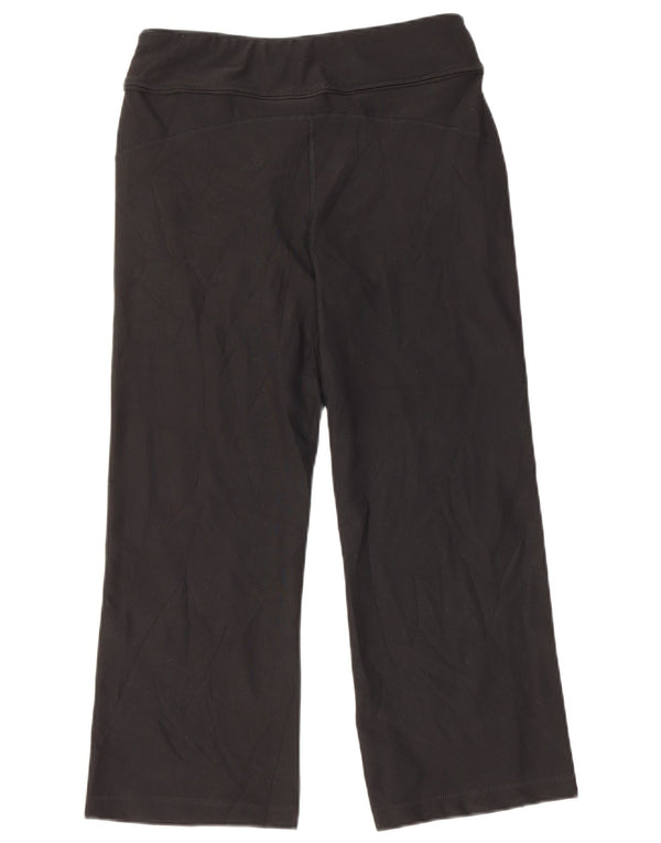 Nike Womens Capri Tracksuit Trousers US 4/6 Small  Black Polyester