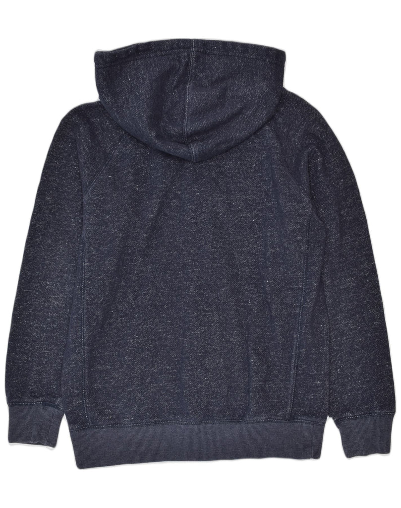 BILLABONG Boys Zip Hoodie Sweater 13-14 Years Large Navy Blue Flecked | Vintage Billabong | Thrift | Second-Hand Billabong | Used Clothing | Messina Hembry 